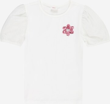 s.Oliver Shirt in White: front