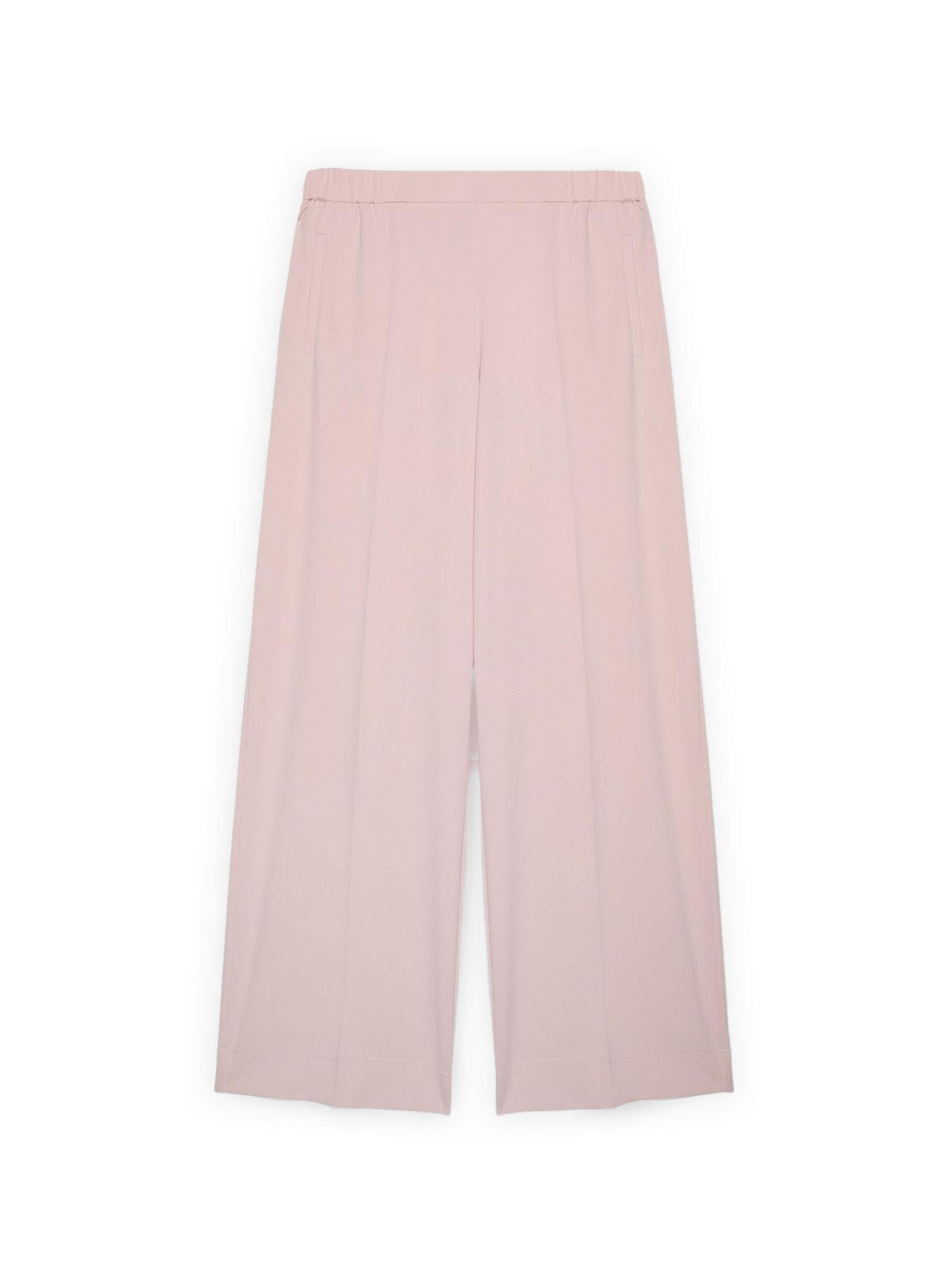 Wide leg Pantaloni di Fiorella Rubino in rosa: frontale