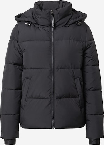 Calvin Klein Winterjas in Zwart: voorkant