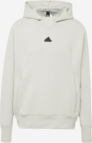 ADIDAS SPORTSWEAR Sport sweatshirt 'New Z.N.E. Premium' i grå: framsida