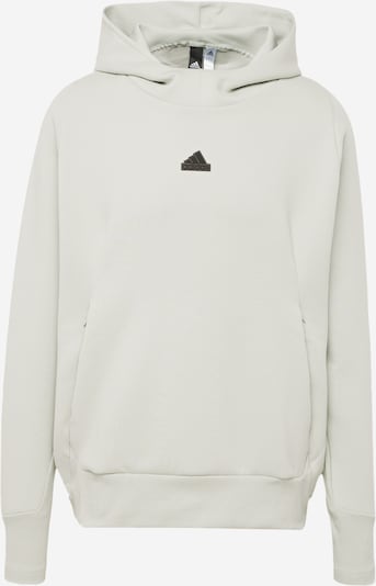 ADIDAS SPORTSWEAR Sportsweatshirt 'New Z.N.E. Premium' in hellgrau / schwarz, Produktansicht