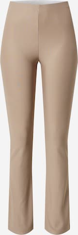 EDITED Flared Pants 'Zihna' in Beige: front