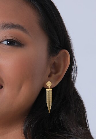 ELLI Earrings in Gold: front