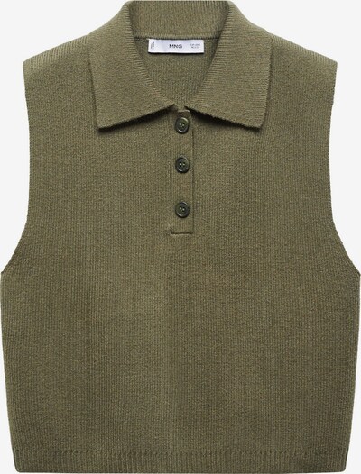 MANGO Pull-over 'Riccio' en olive, Vue avec produit