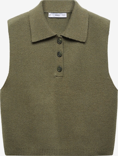 MANGO Pull-over 'Riccio' en olive, Vue avec produit