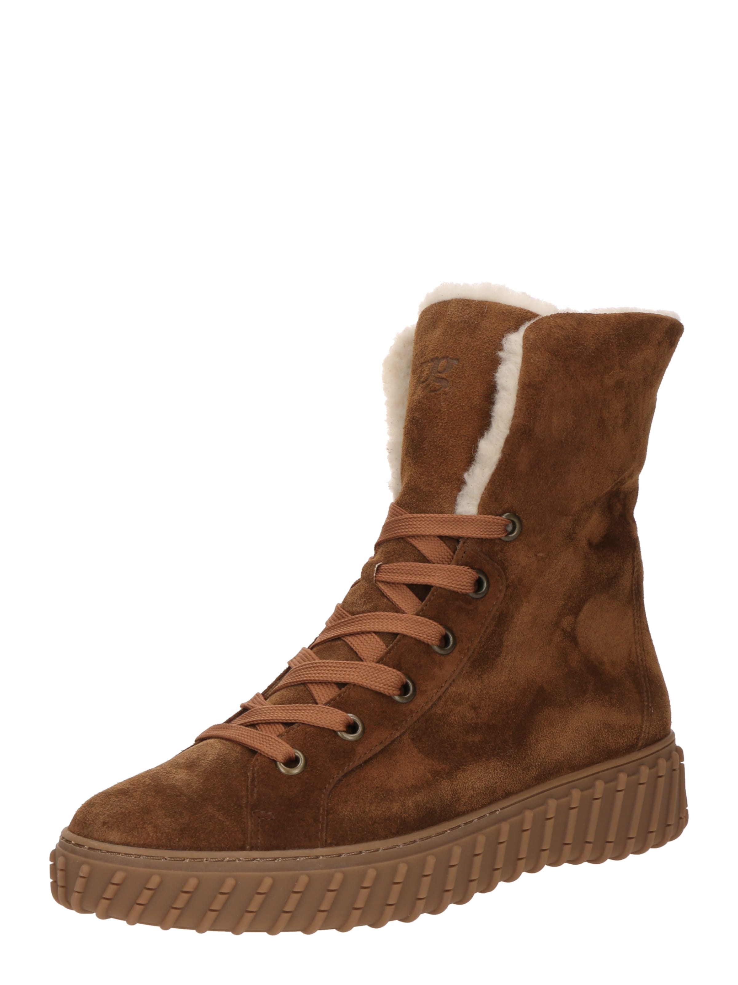 Paul Green Stövlett med snörning i brun: framsida