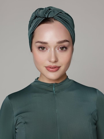 SIYA Swimwear Sporthoofdband 'Headcover - Anti - Slip - Swim-turban' in Blauw: voorkant