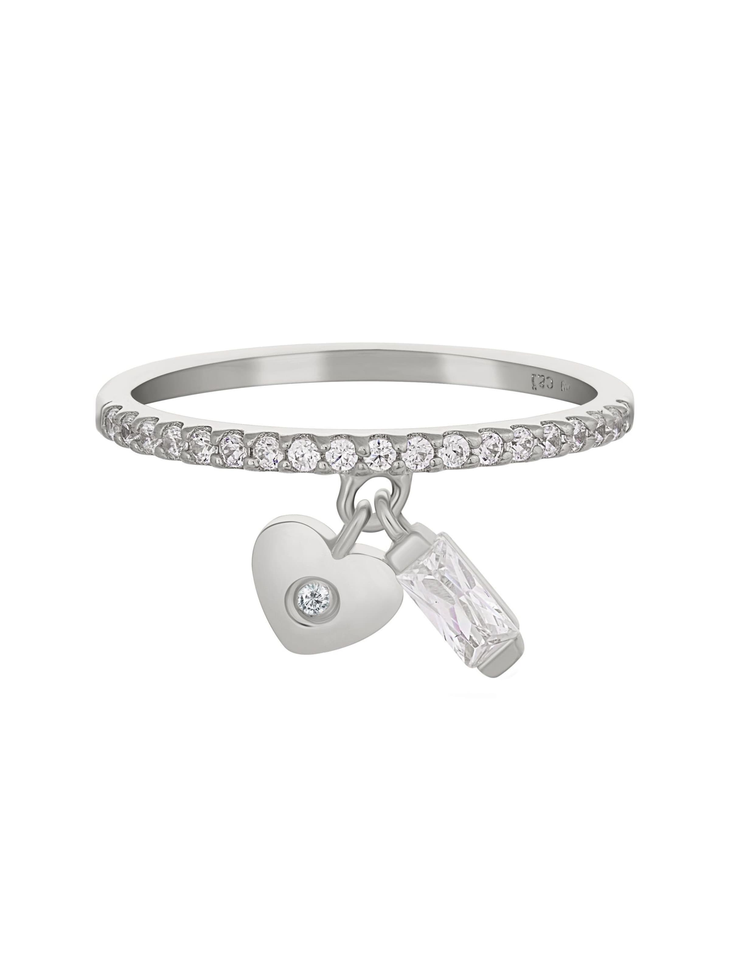 caï Ring in Weiß: Vorderseite