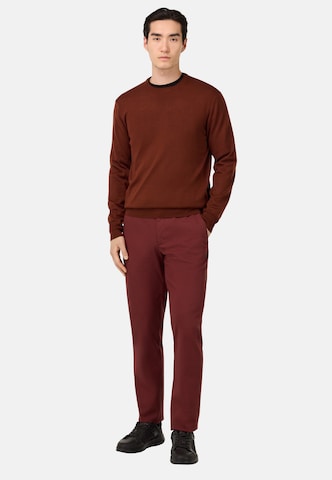 Boggi Milano Slimfit Broek in Rood