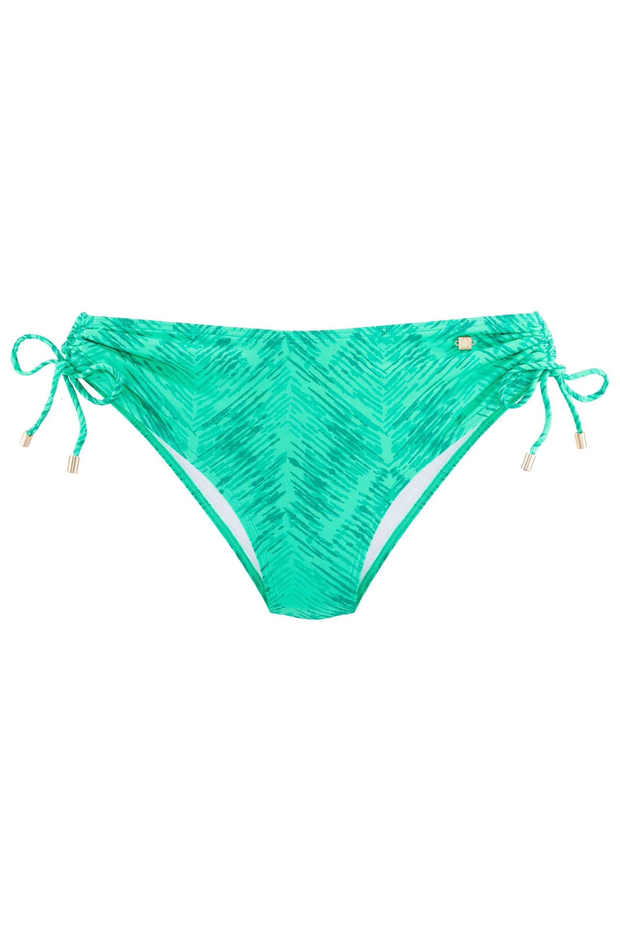 JETTE Долнище на бански тип бикини в зелено: отпред