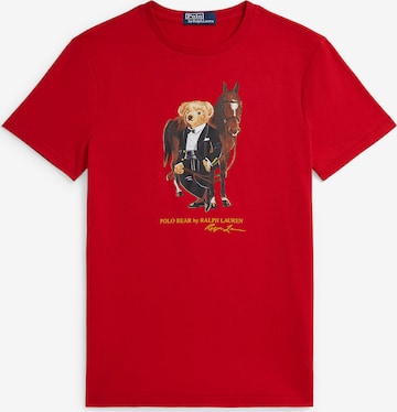 raudona Polo Ralph Lauren Marškinėliai: priekis