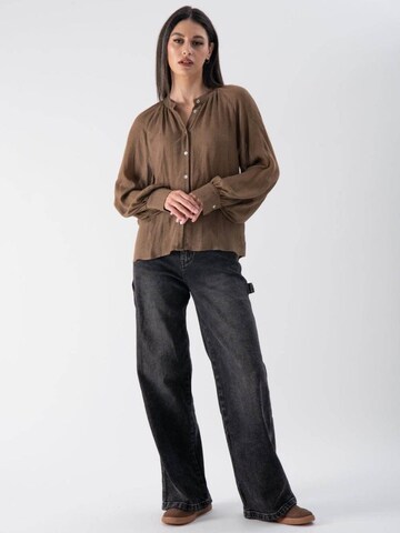 MND Bluse‌‌‌‌ in Braun