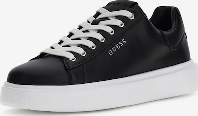 GUESS Niske tenisice 'PRAVI' u crna / bijela, Pregled proizvoda
