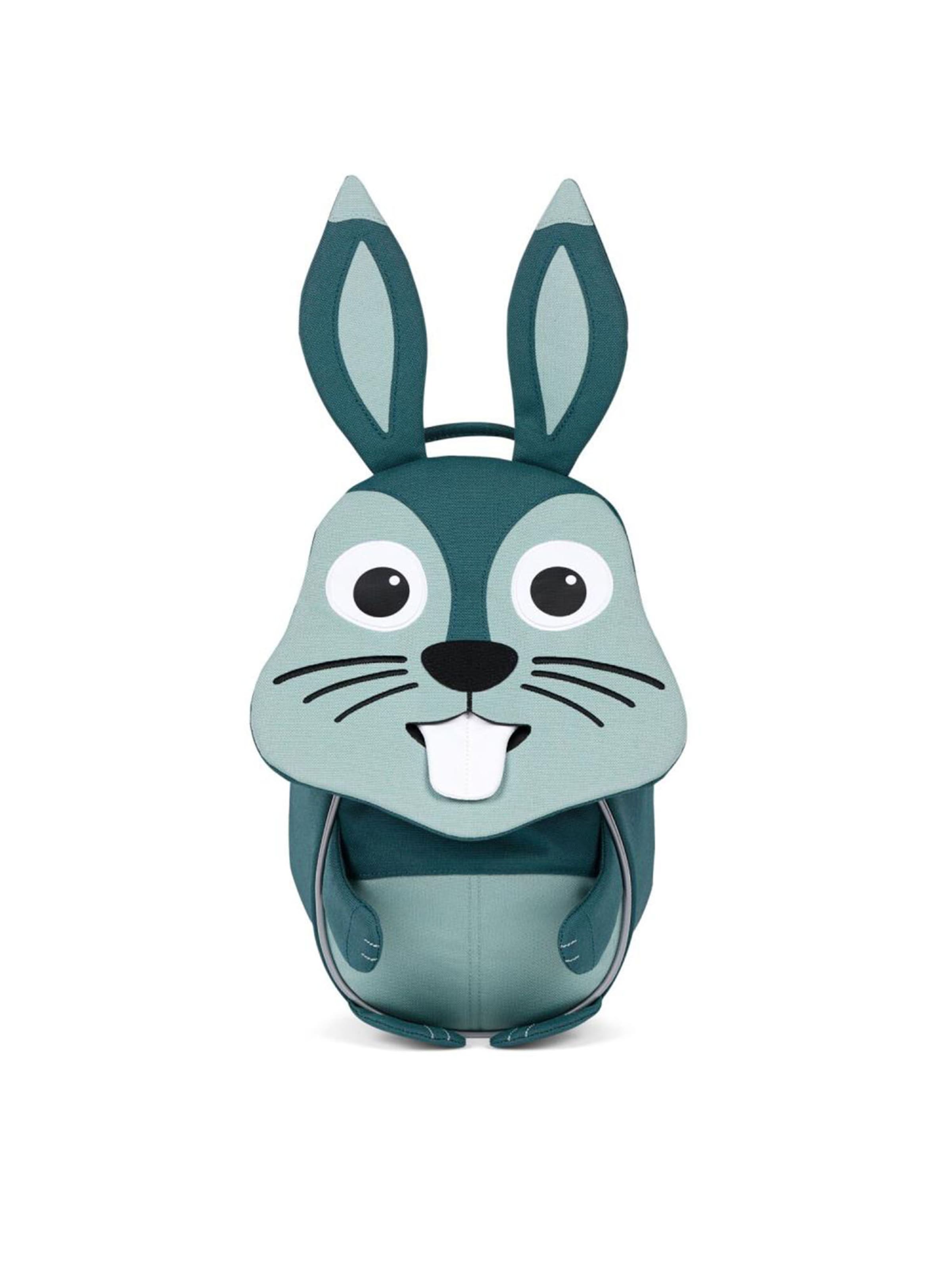 Affenzahn Rucksack 'Kleiner Freund Hase'‌‌‌‌‌‌ in Blau: Vorderseite