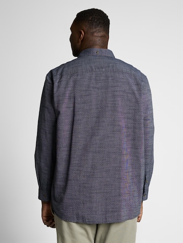 TOM TAILOR Men + Regular fit Overhemd in Blauw