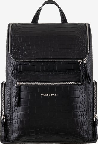 Carlo Dali Rucksack 'KARSON' in Schwarz: predná strana