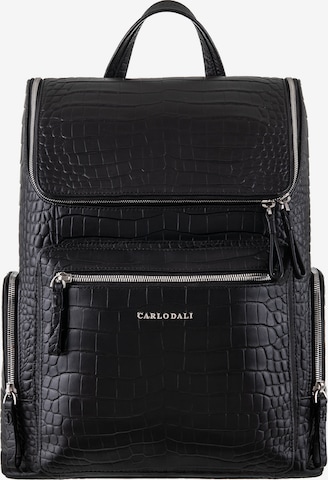 Carlo Dali Backpack 'KARSON' in Black: front