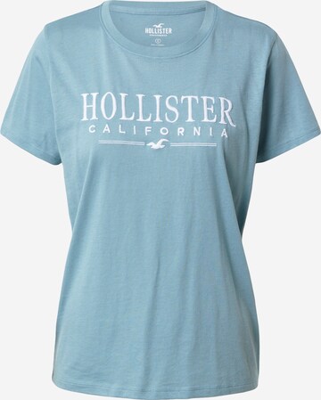 HOLLISTER T-shirt 'TIMELESS' i blå: framsida