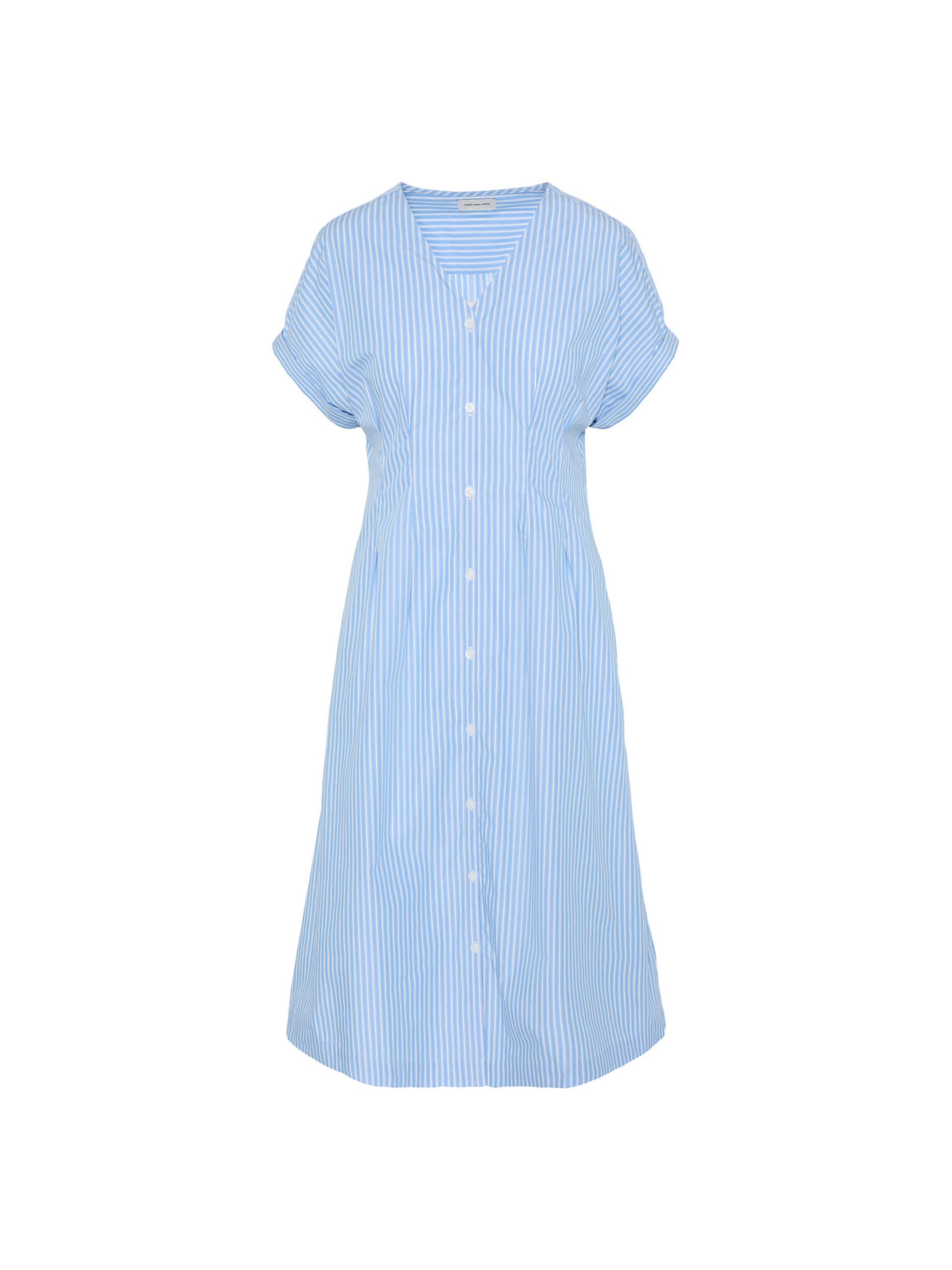 Calvin Klein Blousejurk in Blauw: voorkant