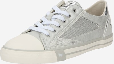 MUSTANG Låg sneaker i silver / vit, Produktvy