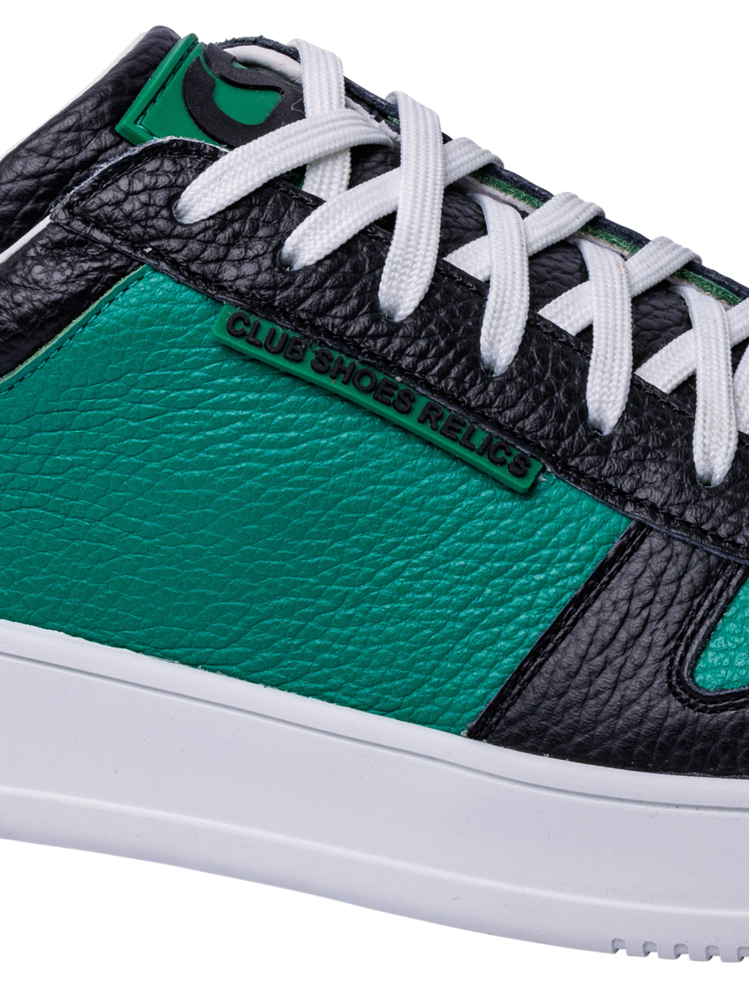 Club Shoes Relics Sneakersy niskie 'Mönchengladbach' w kolorze zielony