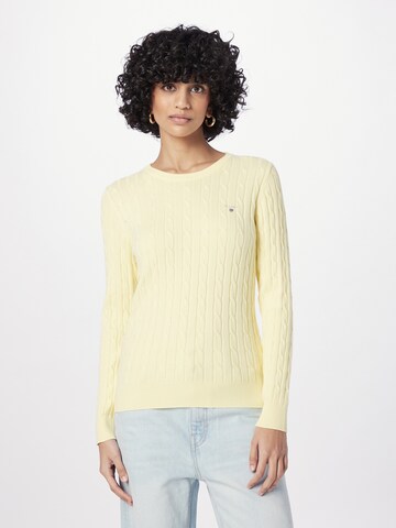 GANT Sweater in Yellow: front