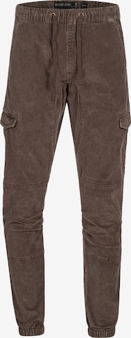 INDICODE JEANS Cargobroek ' Walker ' in Bruin: voorkant