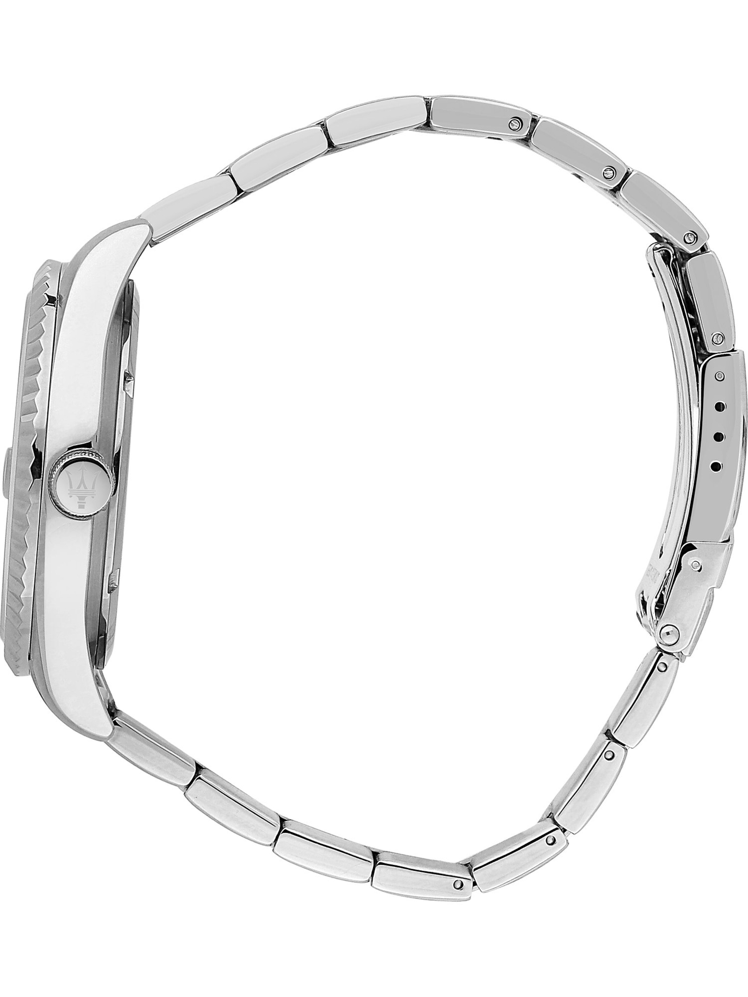 Maserati Uhr in Silber