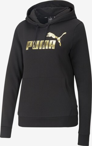 PUMA Sportief sweatshirt in Zwart: voorkant