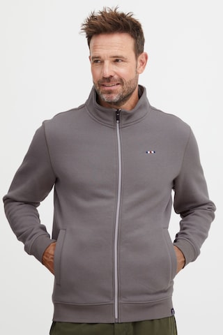 FQ1924 Zip-Up Hoodie 'Anton' in Grey: front