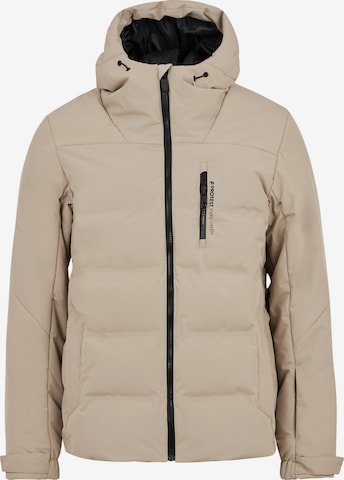 PROTEST Sports jacket 'PRTSUPERIOR24' in Brown: front