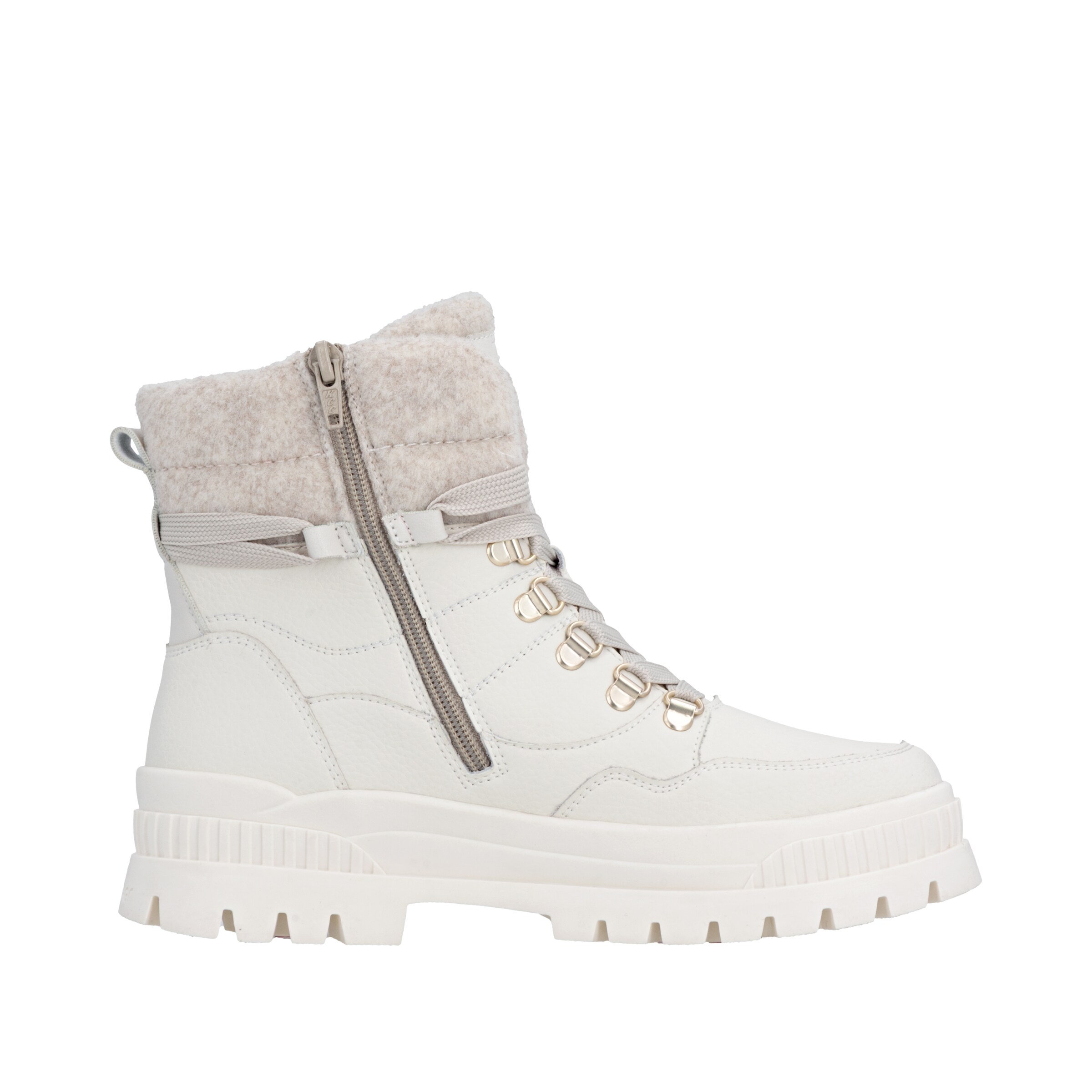 Rieker Schnürstiefel in Weiß