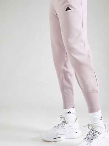 ADIDAS SPORTSWEAR Tapered Sportbroek 'Z.N.E.' in Roze