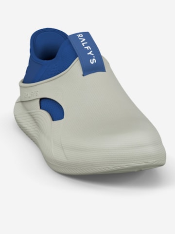 RALFY'S Classic Flats 'N1 Combo' in Blue: front