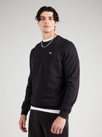Sweat-shirt 'ESS' PUMA en noir : devant