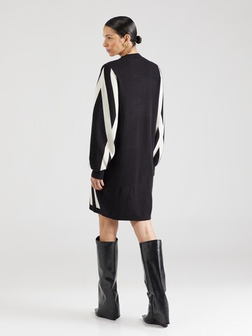 Esqualo Knitted dress 'Intarsia' in Beige