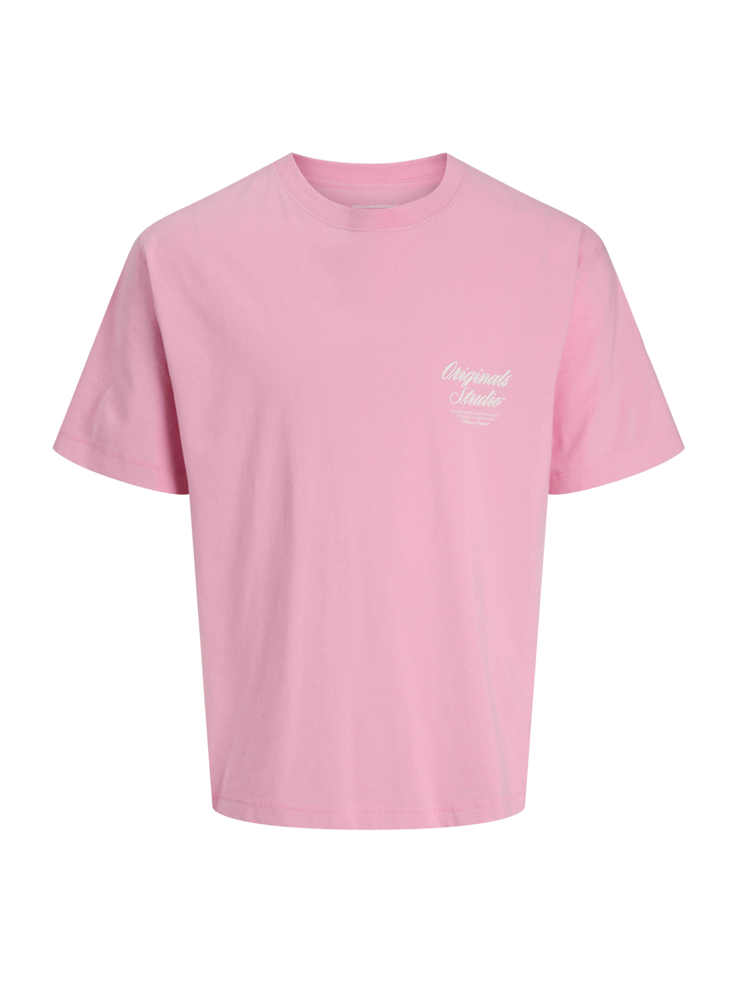 JACK & JONES Футболка 'JORNORREBRO' в Ярко-розовый: спереди
