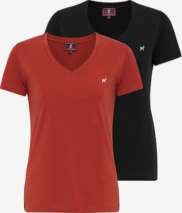 raudona Williot Marškinėliai: priekis