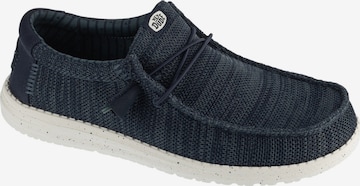 Mocassin 'Wally Stretch Sox' HEY DUDE en bleu : devant