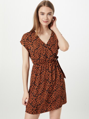 ABOUT YOU Summer dress 'Mirell' in Brown: front