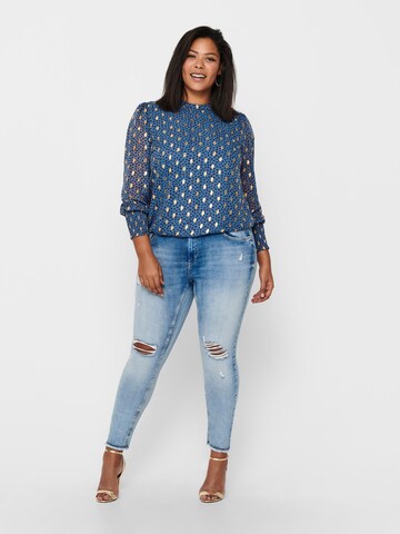 ONLY Carmakoma Skinny Jeans 'Willy' in Blau