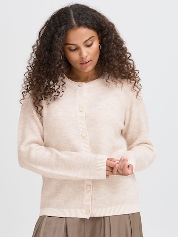 Fransa Strickjacke ' CAR 3 ' in Beige