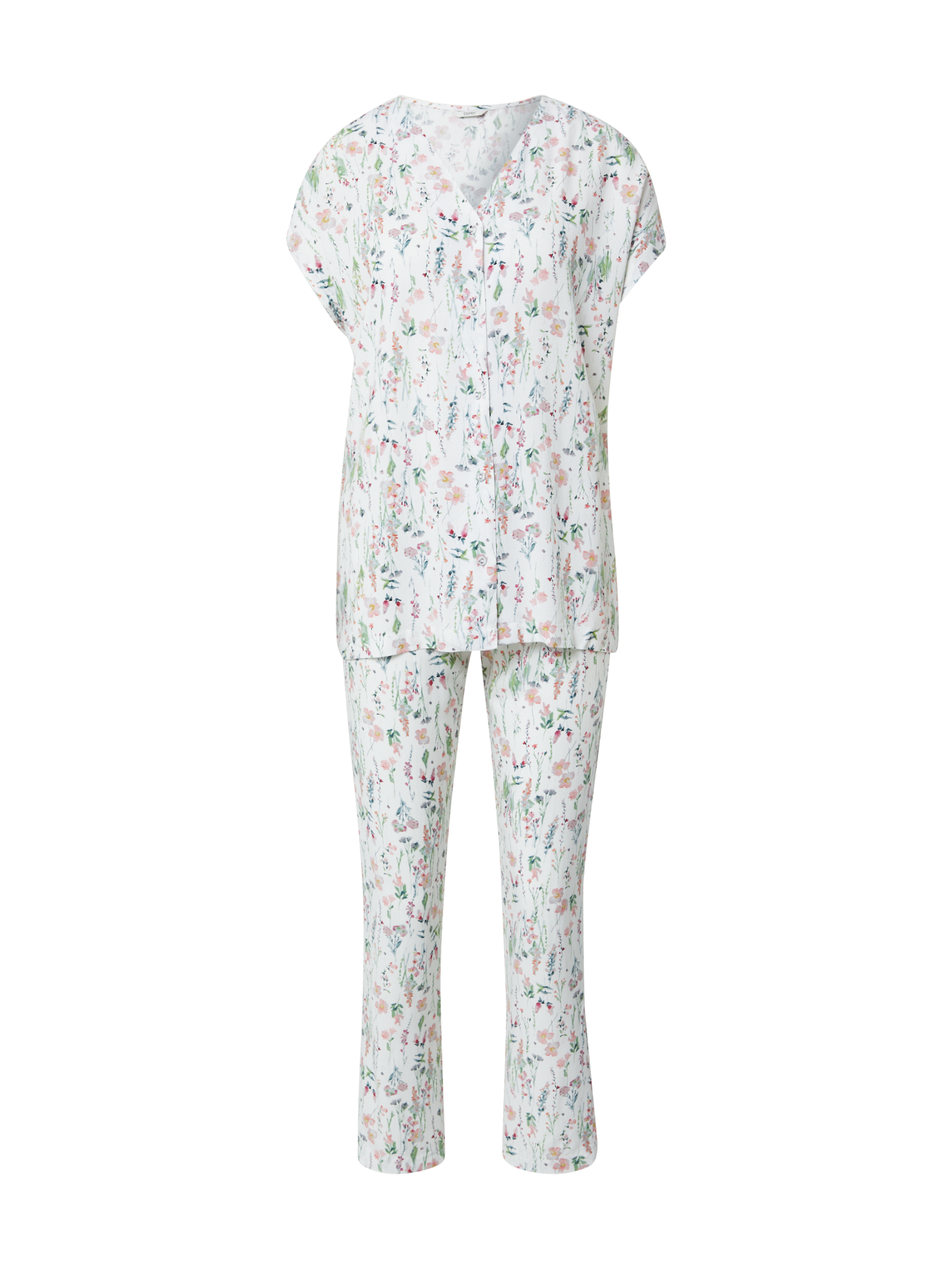 TU7b0 PROMO Esprit Bodywear Pyjama Armatha in Bianco 