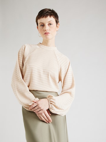 VILA - Blusa 'LONA' en beige: frente