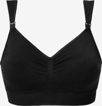 Reggiseno da allattamento 'Elevate' di BOOB in nero: frontale