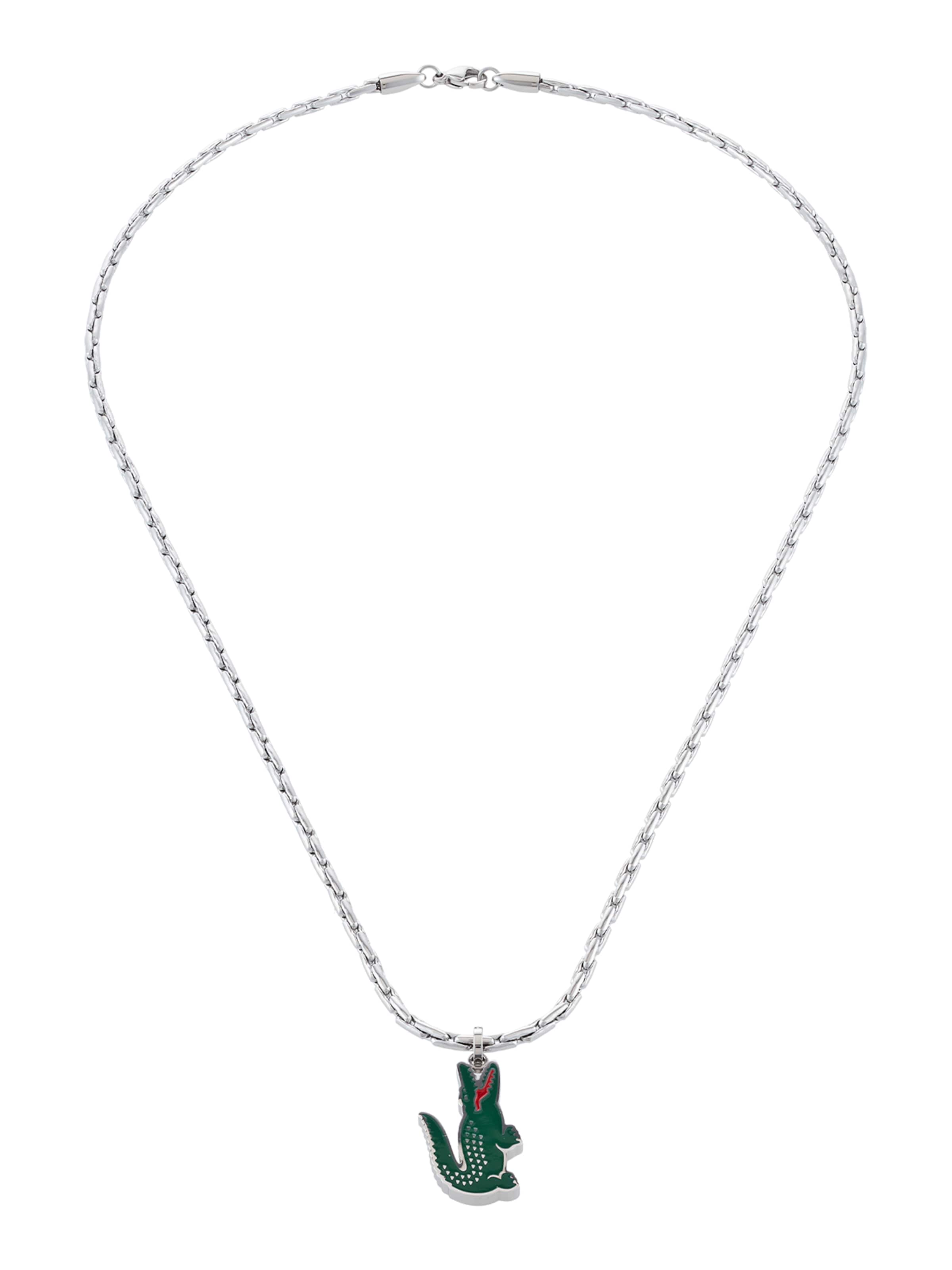 LACOSTE Halsband i silver: framsida
