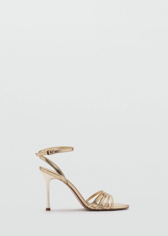 MANGO Sandale 'Nota' in Gold