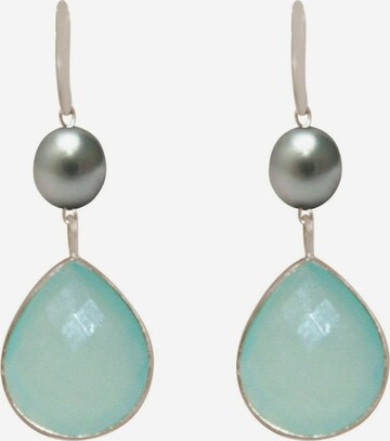 Gemshine Earrings in Green: front