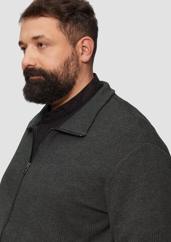 s.Oliver Men Big Sizes Sweatjacke in Grau