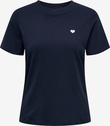 T-shirt 'PISA' JDY en bleu : devant